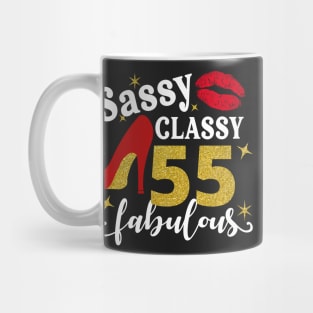 Sassy classy 55 fabulous Mug